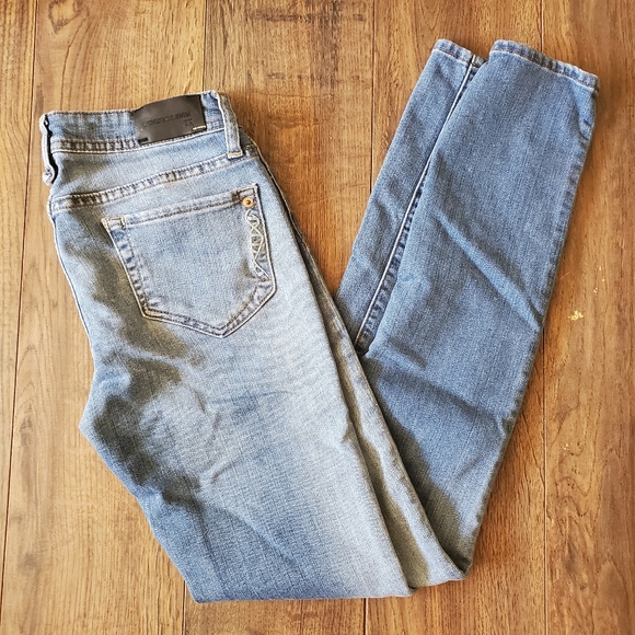 Genetic Denim Denim - Genetic Denim The Shane Distressed Skinny Jeans